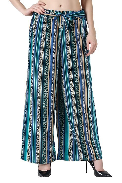91E87OtoVCL._SY741_ Women's Relaxed Fit Palazzo - Image 1